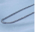 Cadena Oro Blanco laminado 18k 5001