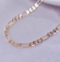 Cadena Tejido barbada
Abierta Oro Dorado Talla 5004