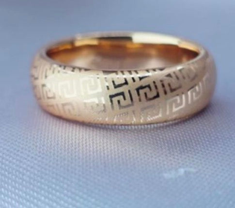 Anillo Dibujo de Grecas